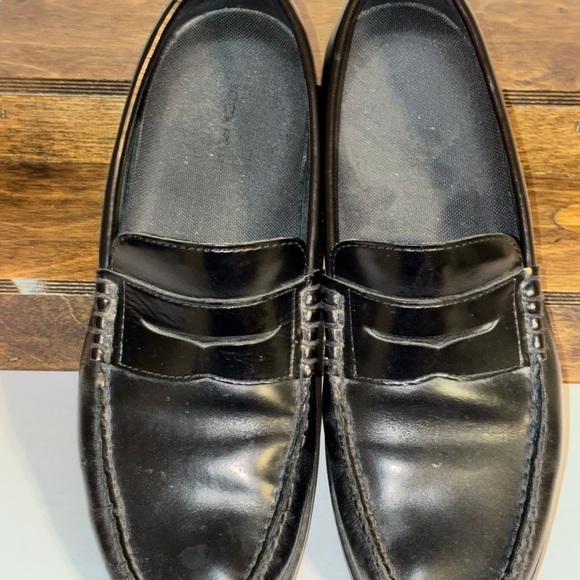 Rockport Mens Classic Leather Penny Loafers Shoes Size 8M Black Preppy main image 7